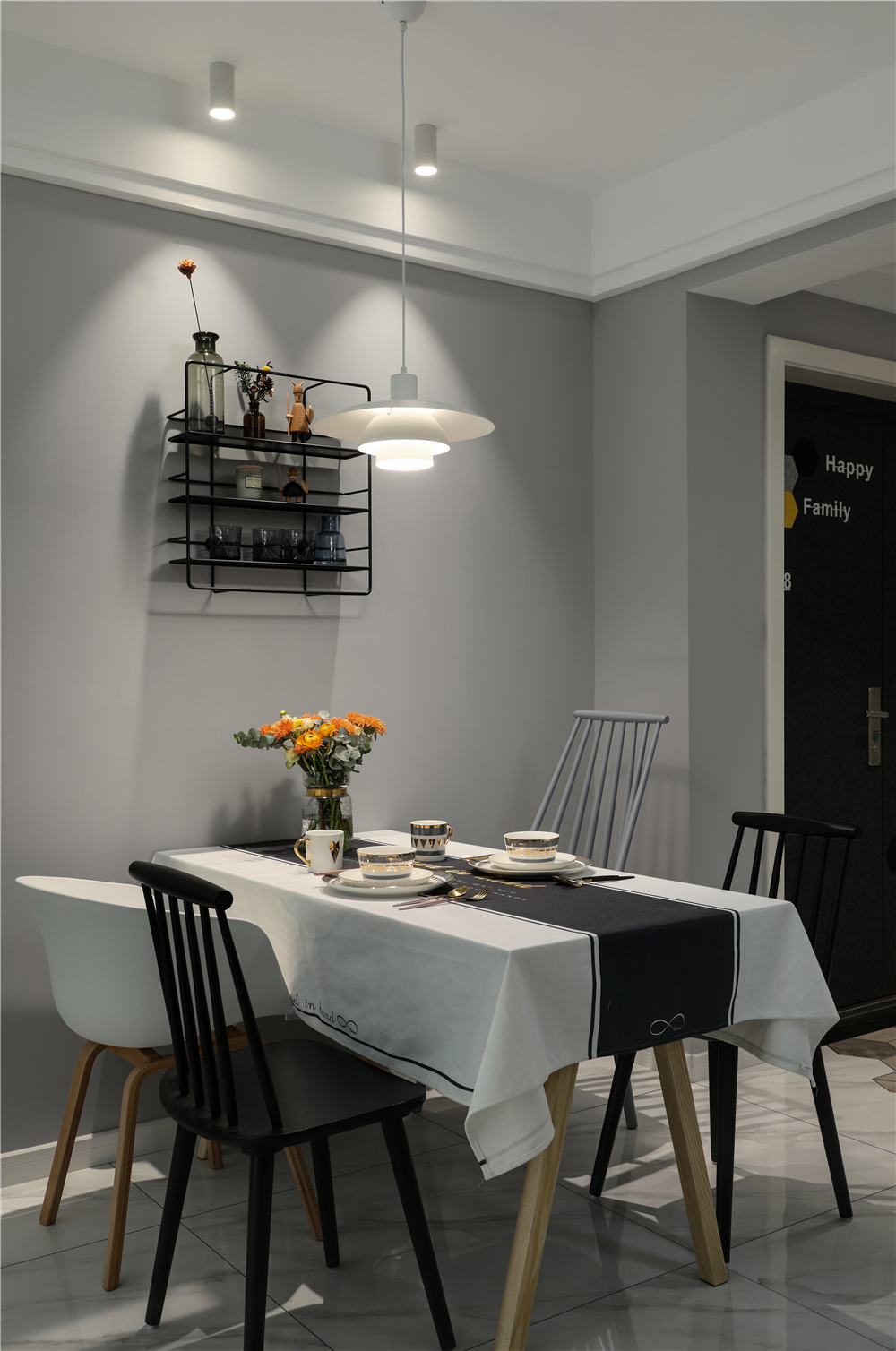 三居室北欧风装修设计图